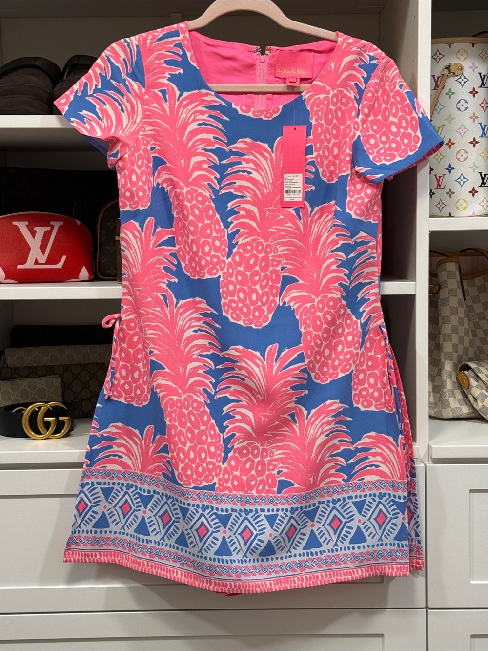 Lilly Pulitzer Blanca Stretch Romper Blue Haven NWT